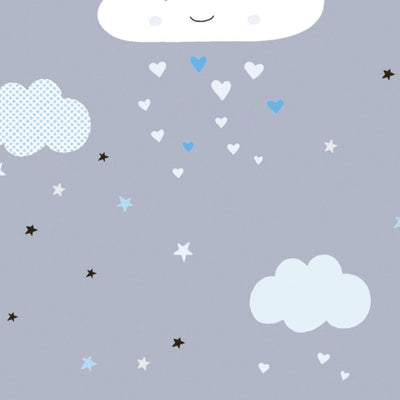 Wallpaper for boys' nursery with night sky, 1350504 Without PVC AS Creation