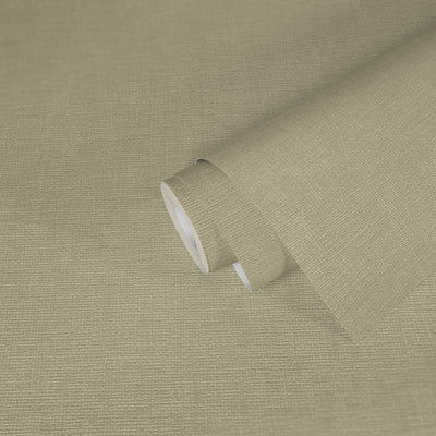 Tekstila dizaina tapetes ar auduma struktūru - smilškrāsas, 1362127 AS Creation
