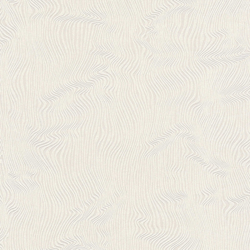 Teksturētas tapetes ar līniju rakstu – krēmkrāsa Tapetenshop.lv