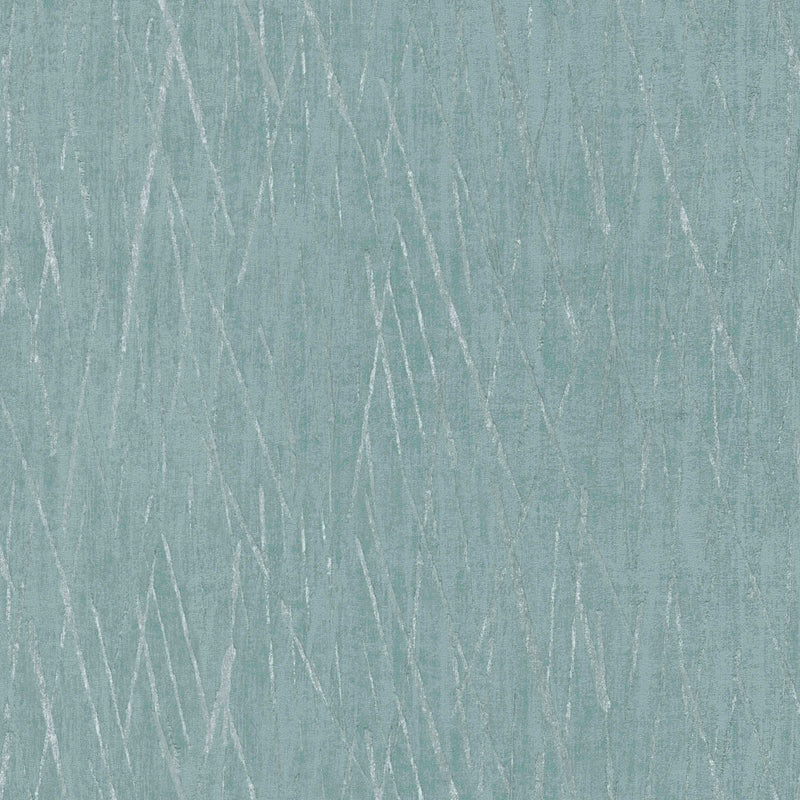 Teksturētas tapetes ar metāliskām krāsām - zilā krāsā, 1361677 AS Creation