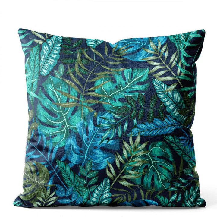 Velūra spilvendrānas - Monstera zilā mirdzumā G-art