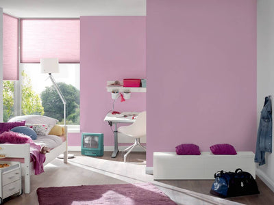 Monochrome children's wallpaper for girls' room, pink, 1354374 Without PVC AS Creation