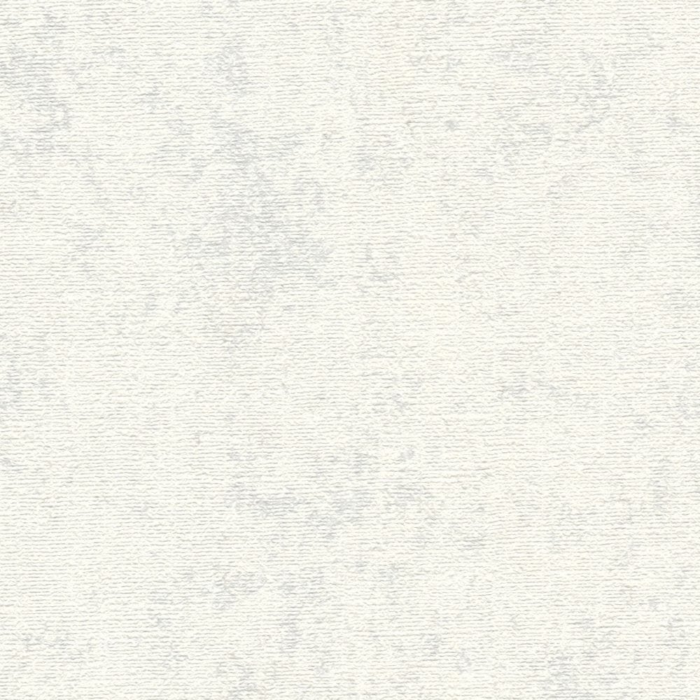 Vienkrāsainas flizelīna tapetes ar strukturētu virsmu, baltas, 386153 AS Creation