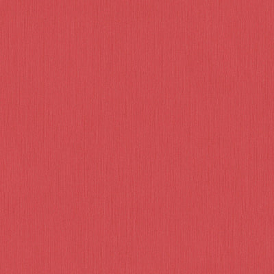 Vienkrāsainas sarkanas tapetes ar raibu krāsas efektu