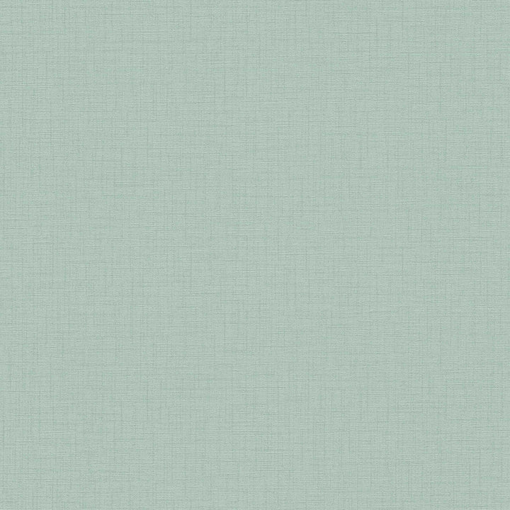 Vienkrāsainas tapetes ar lina struktūru zaļā krāsa - 1364071 AS Creation