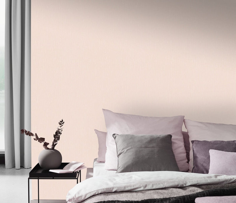 Plain wallpapers light pink with a shiny surface - 3702421 Erismann