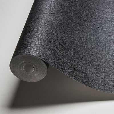 Plain wallpapers Karl Lagerfeld in black - 1343753 AS Creation