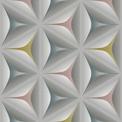 Vintage tapetes ar skandināvu rakstu - zilā un pelēkā krāsā, 3523646 AS Creation