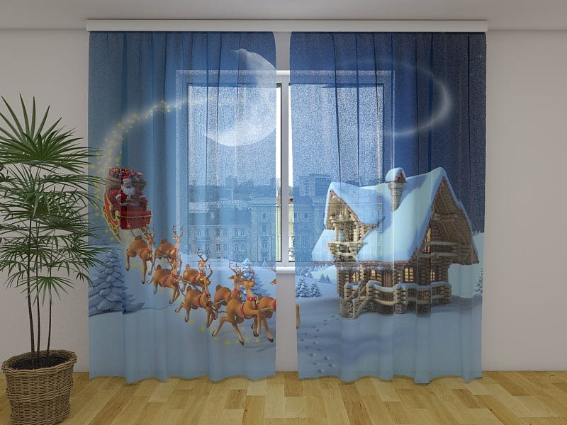 Christmas curtains - A Christmas fairy tale Tapetenshop.lv