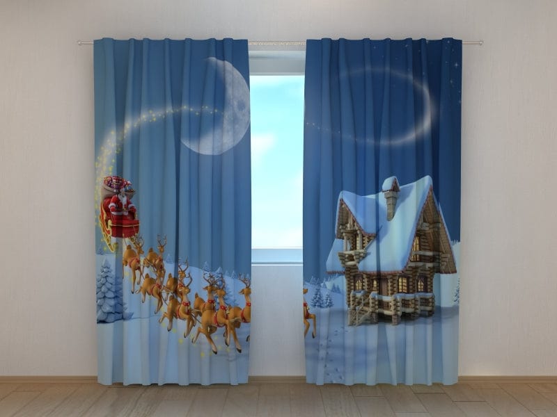 Christmas curtains - A Christmas fairy tale Tapetenshop.lv