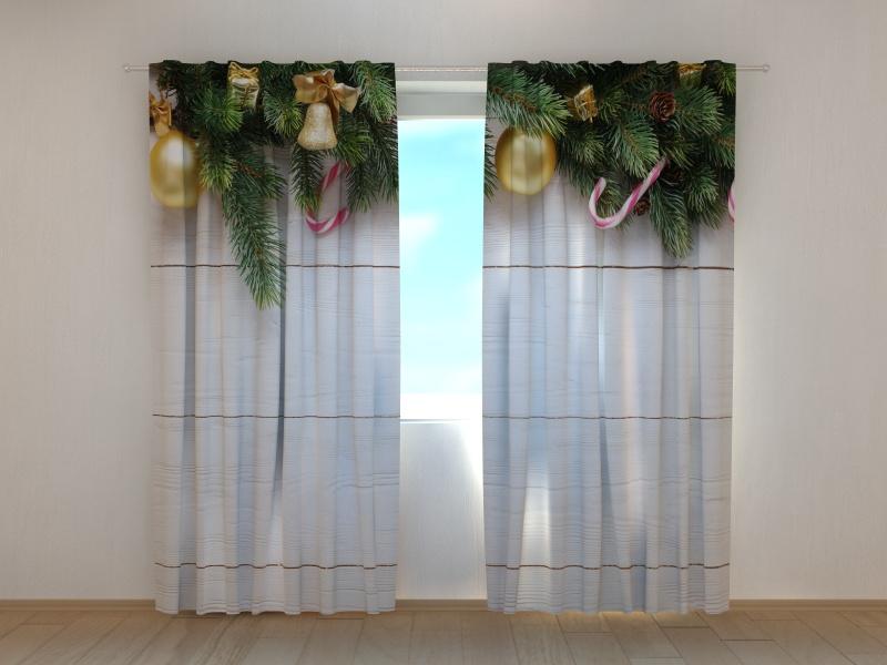 Christmas curtains - Tinker Bell sounds Tapetenshop.lv
